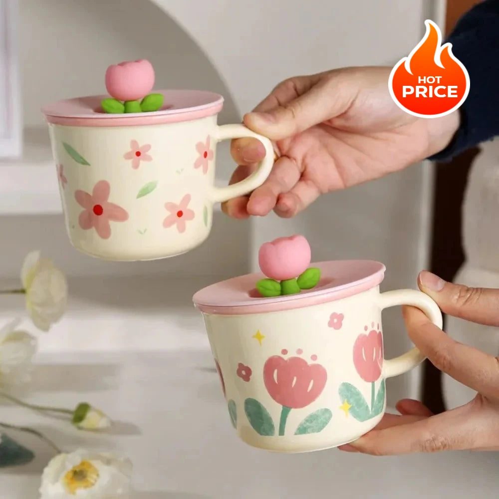 2026 In stock New Style Ceramic Mugs Cute and Creative Coffee Cups for Home Office Breakfast Tea and Coffee