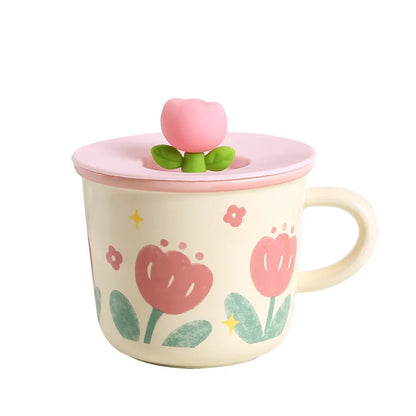2026 In stock New Style Ceramic Mugs Cute and Creative Coffee Cups for Home Office Breakfast Tea and Coffee