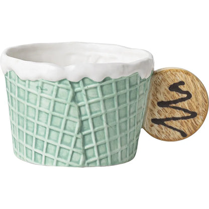 Creative Cookie Water Cup Cute Ceramic Mug Office Afternoon Tea Coffee Cup Home Breakfast Milk Cup Dessert Plate Drink Set